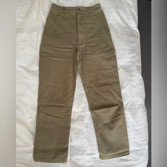 P&Co 304 Service Fatigue Pants Olive - Picture 3 of 8